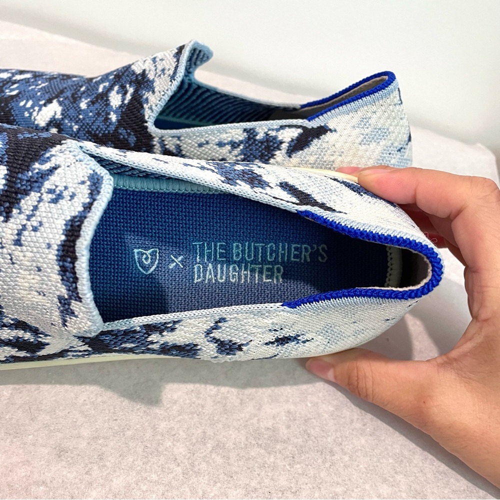 Rothy’s X The Butcher’s Daughter Shibori Slip On Sneakers - Picture 7 of 9